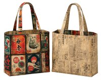 1,50-m-Taschen-Panel Baumwollstoff MAKERS BAG, Schilder und Zeitung