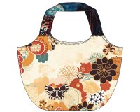 1,50-m-Taschen-Panel Baumwollstoff MAKERS BAG, Tiger und Blumen
