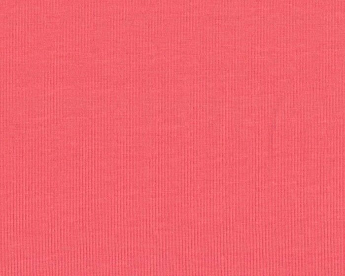 Baumwolljersey AVALANA SOLID, einfarbig, lachsrot
