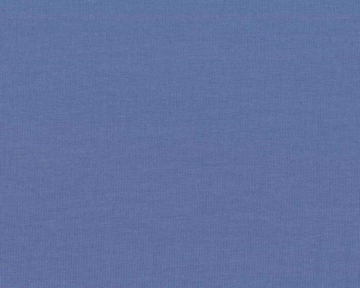 Baumwolljersey AVALANA SOLID, einfarbig, gedecktes blau