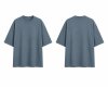 Baumwolljersey AVALANA SOLID, einfarbig, blaugrau