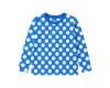 Baumwolljersey AVALANA DOTS, Punkte, blau
