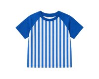 Baumwolljersey AVALANA STRIPE, Streifen, blau