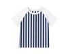 Baumwolljersey AVALANA STRIPE, Streifen, dunkelblau