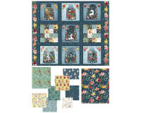 40 cm Reststück Patchworkstoff MERMAIDS AND...