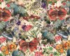 Viskosejersey AVALANA BUTTERFLY, Schmetterlinge und Blumen