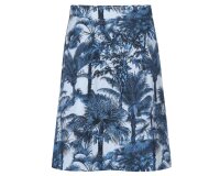 Baumwolljersey AVALANA TROPICAL, Palmen und Blätter
