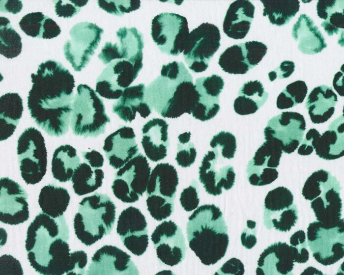Baumwolljersey AVALANA WILD, Aquarell-Leomuster