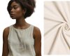Viskosestoff SOLID, einfarbig, creme, Light & Lush