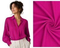 Viskosestoff SOLID, einfarbig, fuchsia, Light & Lush
