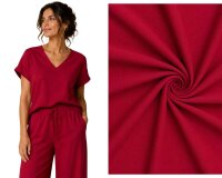 Viskosestoff SOLID, einfarbig, rot, Light & Lush