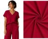 Viskosestoff SOLID, einfarbig, rot, Light & Lush