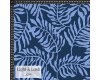 Viskosestoff NORDIC PALM, Blätter, blau, Light & Lush