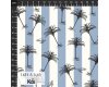 Popeline-Baumwollstoff PALM BEACH, Streifen und Palmen, Light & Lush