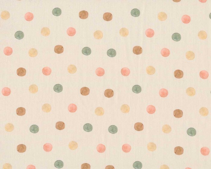 Popeline-Baumwollstoff CONFETTI, bunte Punkte, Light & Lush
