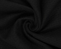 50 cm Reststück PU-Laminierter Strickstoff VERONA, absorbierend, schwarz, Swafing