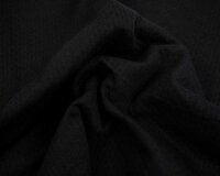 50 cm Reststück PU-Laminierter Strickstoff VERONA, absorbierend, schwarz, Swafing