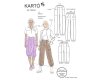 Damen-Schnittmuster Hose INES, Kartó