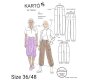 Damen-Schnittmuster Hose INES, Kartó 36 - 48