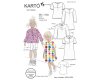 Kinder-Schnittmuster Bluse und Kleid ELLA, Kartó