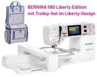 BERNINA 580 LIBERTY Edition Stick- und Nähmaschine mit Stickmodul M und Koffer-Set