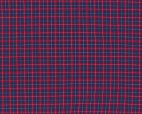 Italienischer Baumwollwebstoff CHECK, Karomuster, blau-rot