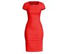 45 cm Reststück Italienischer Viskosejersey ZEN, rot