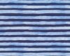 60 cm Reststück Baumwolljersey RESCUE STRIPE, Streifen, hellblau-dunkelblau, Hilco