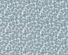 65 cm Reststück Baumwollstoff Double Gauze GARDEN LEO, Leo-Tupfen, taubenblau, Hilco