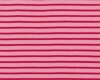 50 cm Reststück Bio-Doubleface-Jersey WENDE-RINGEL, Streifen, rosa-rot-hellrosa
