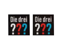 Applikation DIE DREI ???, Logo Fragezeichen, Mono Quick