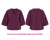 Feincordstoff aus Baumwolle 11 WALE, aubergine, Fibre Mood