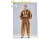 Jeansstoff HEAVY WASHED, mittelbraun, Fibre Mood