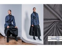 Jeansstoff aus Bio-Baumwolle HANF DENIM, dunkelblau, Fibre Mood
