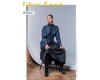 Jeansstoff aus Bio-Baumwolle HANF DENIM, dunkelblau, Fibre Mood