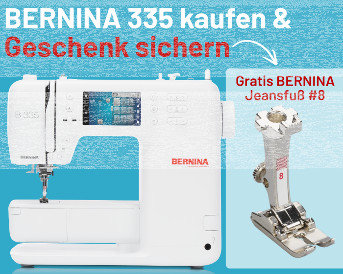 BERNINA 335 Nähmaschine inkl. Jeansfuß # 8