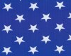30 cm Reststück Baumwolljersey mit Elasthan BIG STARS, Sterne, extrabreit, blau