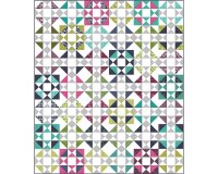 25 cm Reststück Patchworkstoff SIMPLY COLORFUL II, Farbverlauf, aubergine, Moda Fabrics