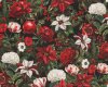 Patchworkstoff WINTER ENCHANTMENT, Blumen & Granatäpfel, schwarz, In The Beginning
