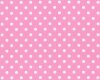 70 cm Reststück MIT FEHLER Baumwolle DOTTO, größere regelmäßige Punkte, rosa