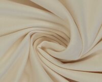 25 cm Reststück Baumwolljersey VANESSA, einfarbig, creme, Swafing