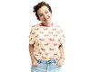 Baumwollsweatstoff DER DACKEL, hellbeige, Cherry Picking