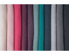 35 cm Reststück Baumwollfleece CASSY, pink meliert