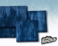Sweatstoff ON THE ROCKS by Thorsten Berger, Batikoptik, blaugrau