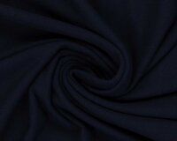 35 cm Reststück Sweatstoff French Terry MAIKE, marineblau, Swafing