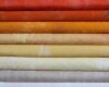 45 cm Reststück Patchworkstoff GRUNGE, uni streifig-meliert, kräftiges hellrot, Moda Fabrics