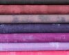 45 cm Reststück Patchworkstoff GRUNGE, uni streifig-meliert, kräftiges hellrot, Moda Fabrics