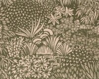 Baumwollstoff MONACO CANVAS für Hängematten, Dschungel, natur-moosgrün