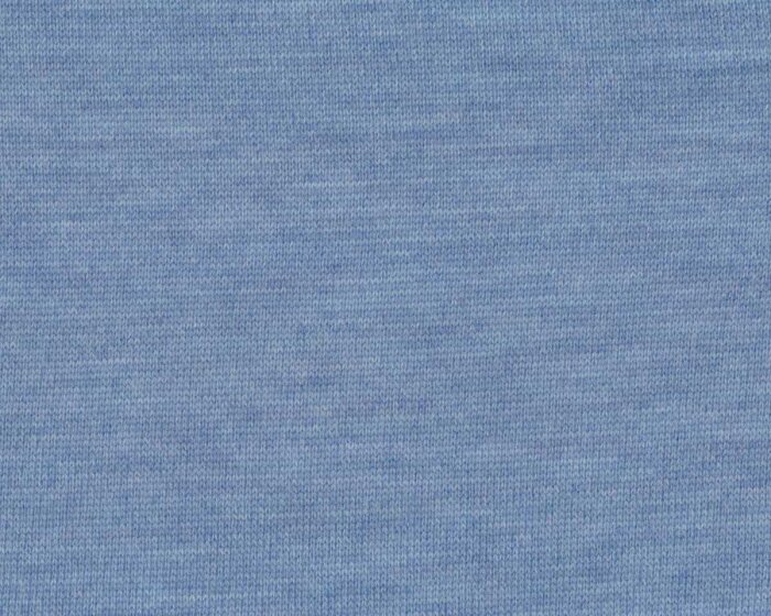 65 cm Reststück Merino-Wollstrickstoff MAGLIA, hellblau meliert, Hilco
