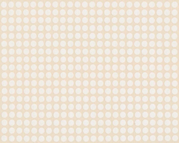 30 cm Reststück Patchworkstoff BETTER BASICS DELUXE, Punkte, creme, Benartex
